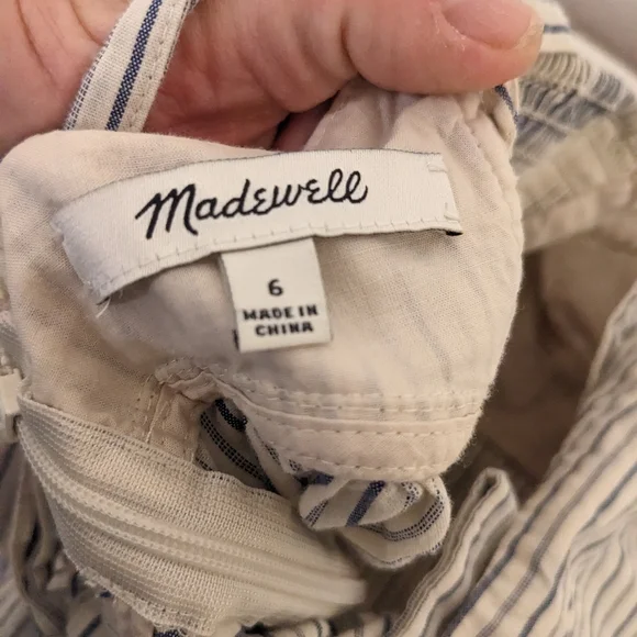 Madewell striped halter summer dress - Picture 2 of 8